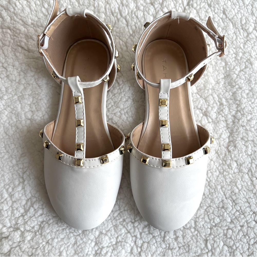 Girl’s Tahari Studded Flats